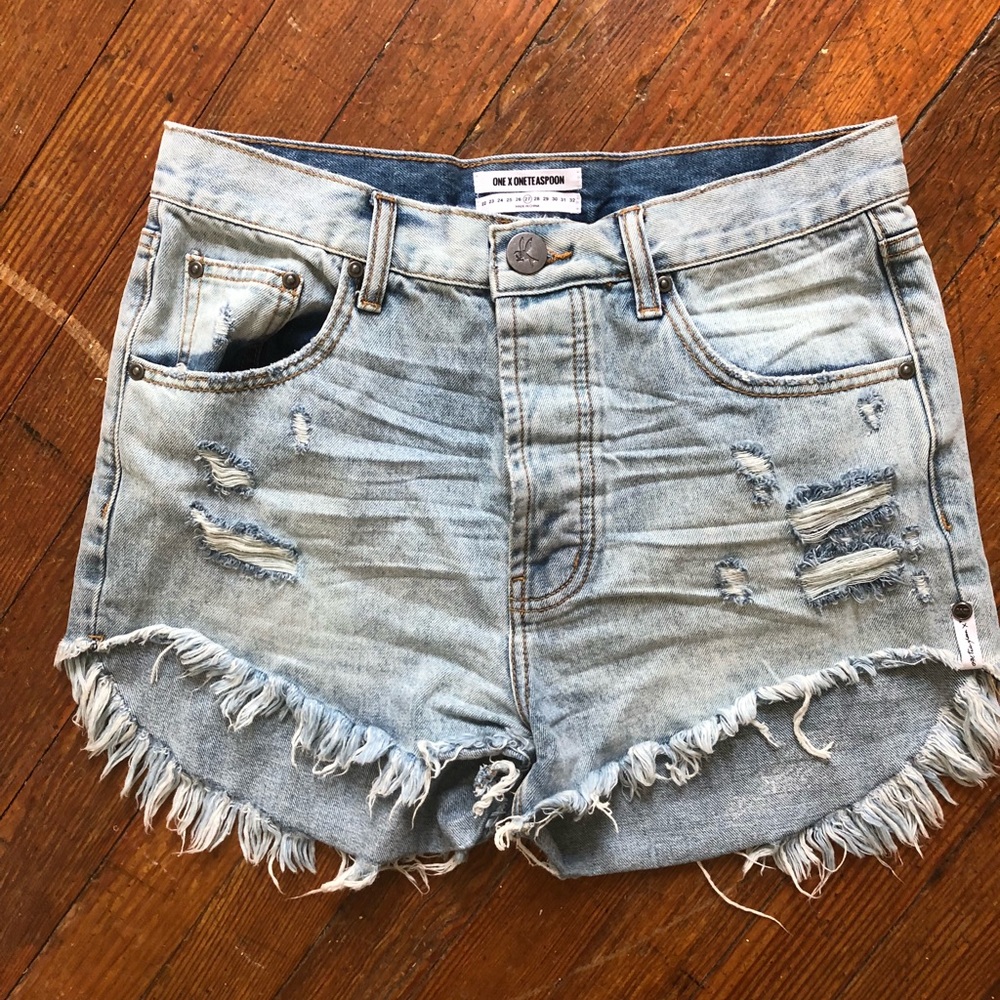 One Teaspoon Blue Outlaws shorts